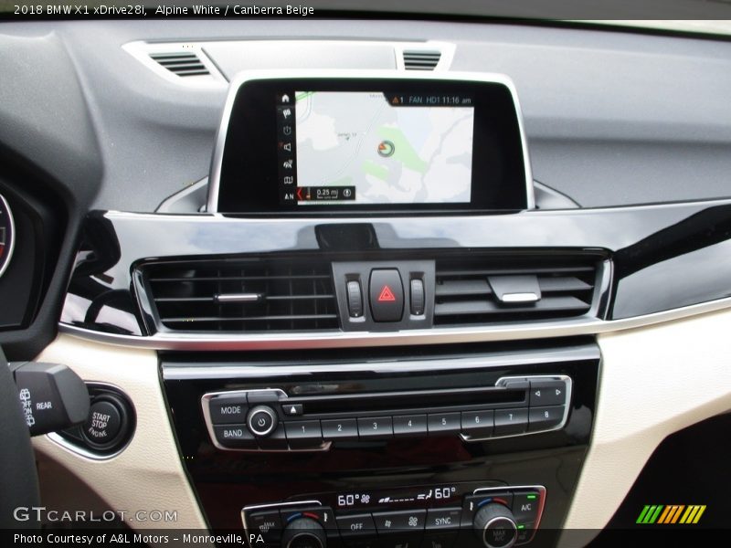 Alpine White / Canberra Beige 2018 BMW X1 xDrive28i