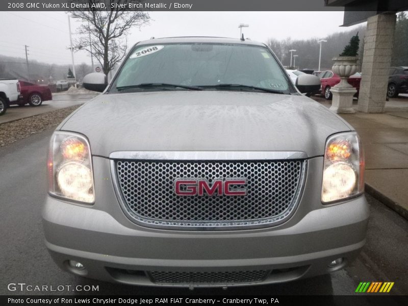 Silver Birch Metallic / Ebony 2008 GMC Yukon XL Denali AWD