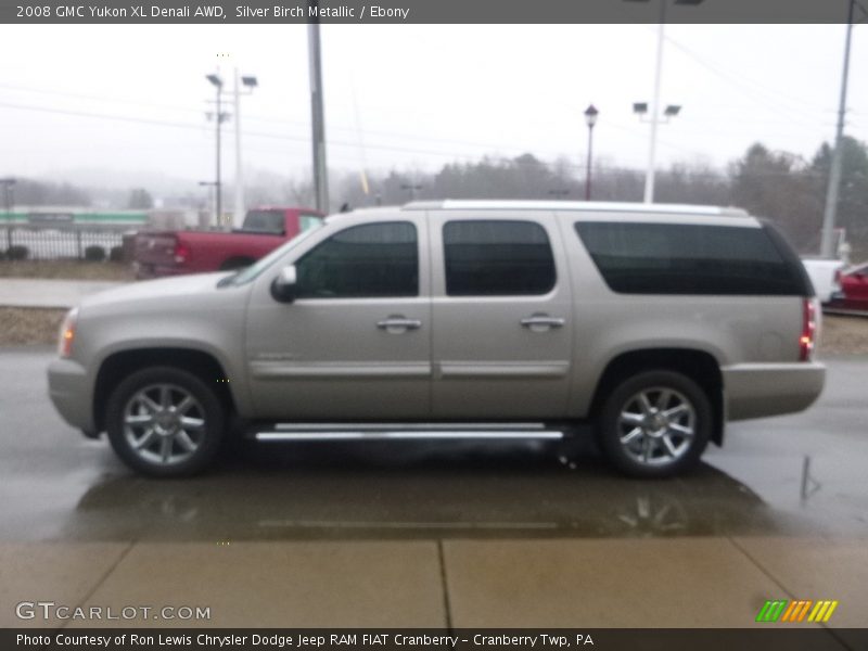 Silver Birch Metallic / Ebony 2008 GMC Yukon XL Denali AWD