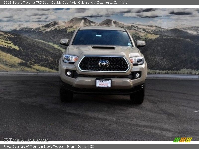 Quicksand / Graphite w/Gun Metal 2018 Toyota Tacoma TRD Sport Double Cab 4x4