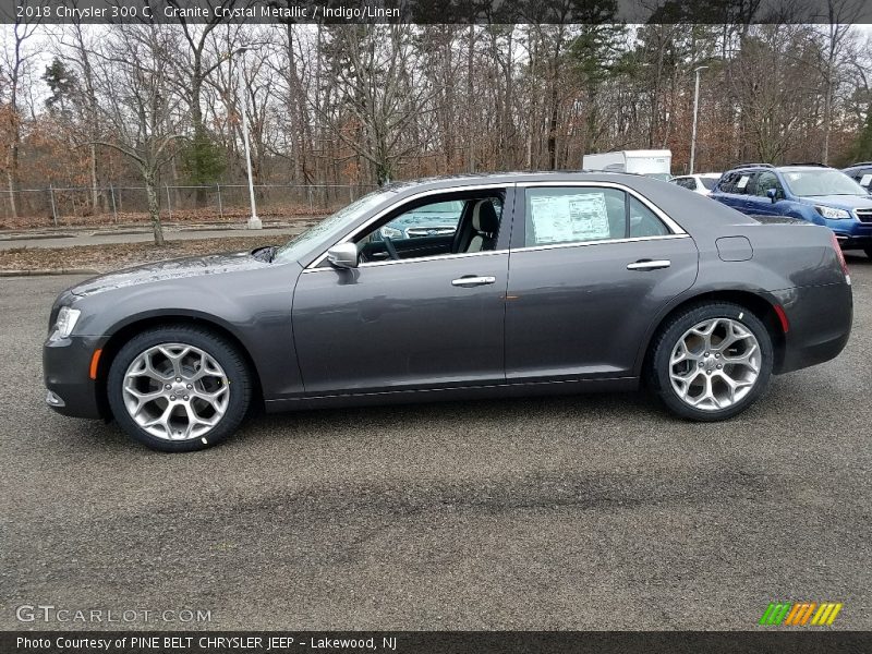 Granite Crystal Metallic / Indigo/Linen 2018 Chrysler 300 C