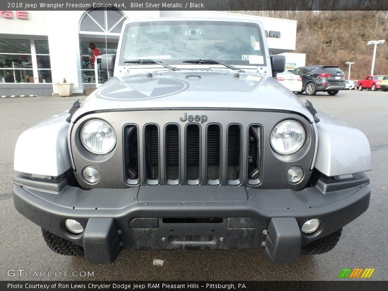Billet Silver Metallic / Black 2018 Jeep Wrangler Freedom Edition 4x4
