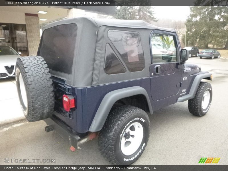 Patriot Blue Pearl / Dark Slate Gray 2004 Jeep Wrangler X 4x4