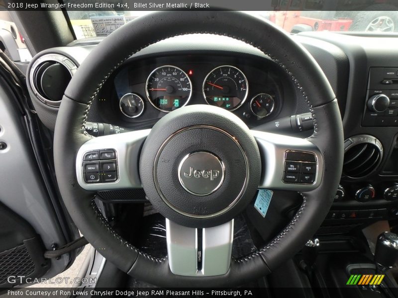 Billet Silver Metallic / Black 2018 Jeep Wrangler Freedom Edition 4x4