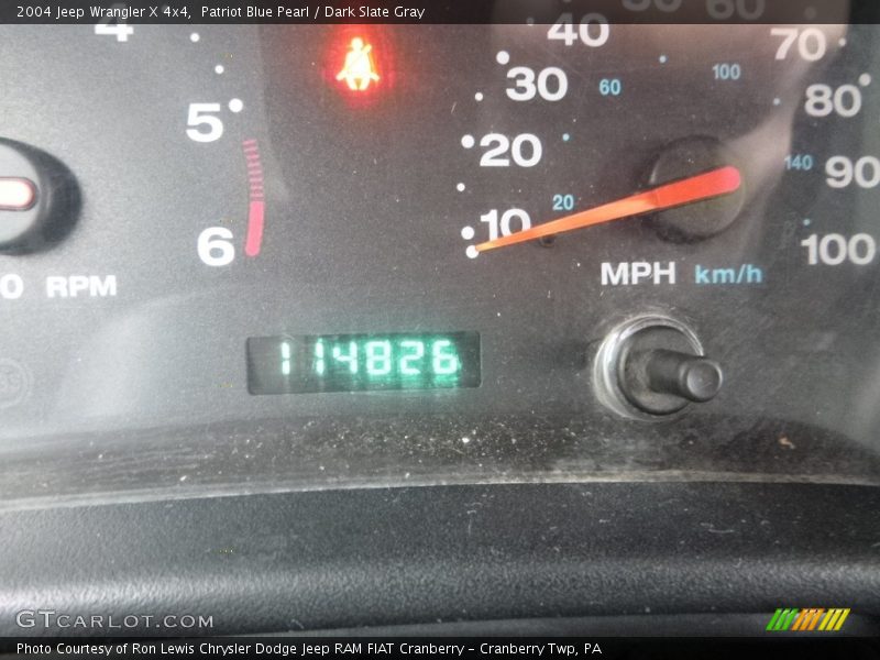 Patriot Blue Pearl / Dark Slate Gray 2004 Jeep Wrangler X 4x4