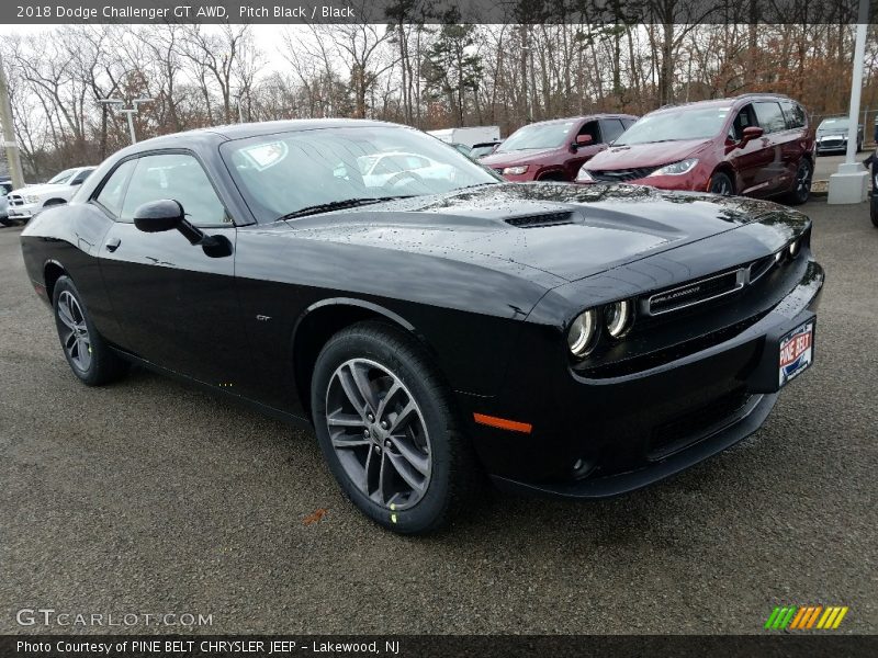 Pitch Black / Black 2018 Dodge Challenger GT AWD