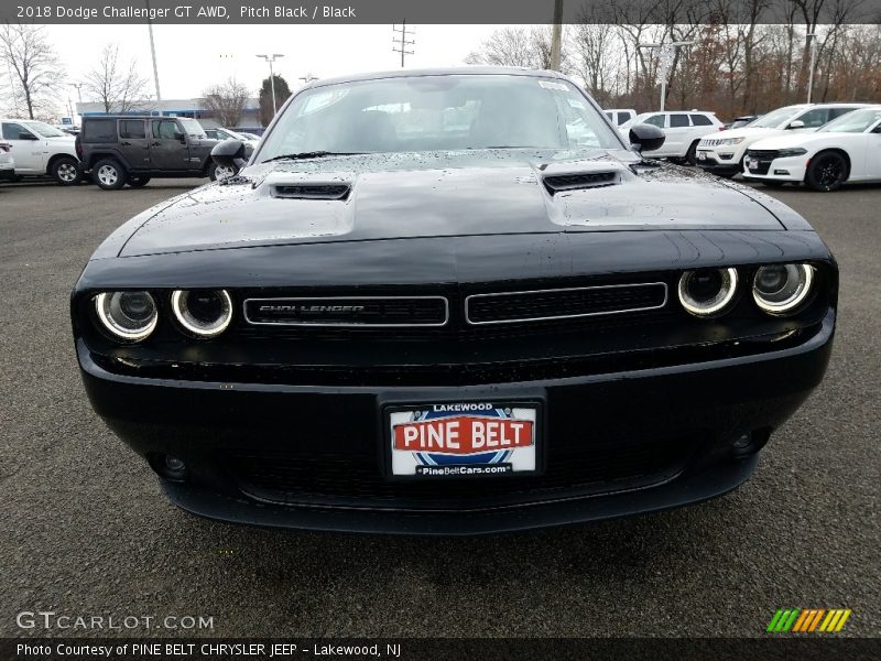 Pitch Black / Black 2018 Dodge Challenger GT AWD