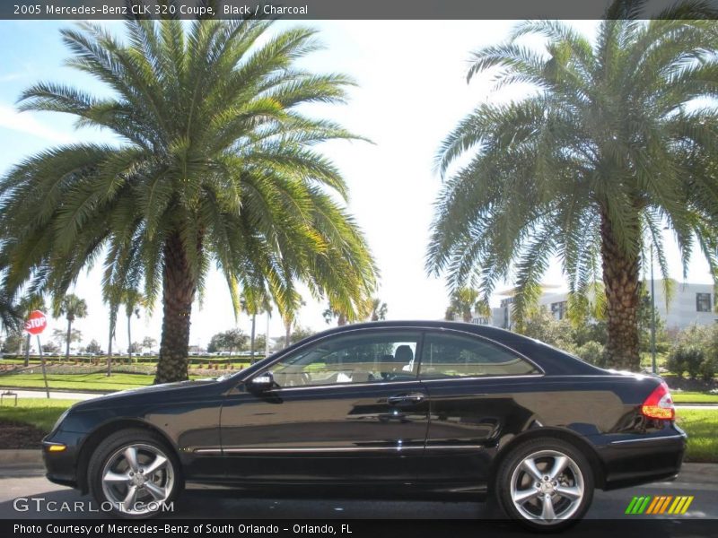 Black / Charcoal 2005 Mercedes-Benz CLK 320 Coupe