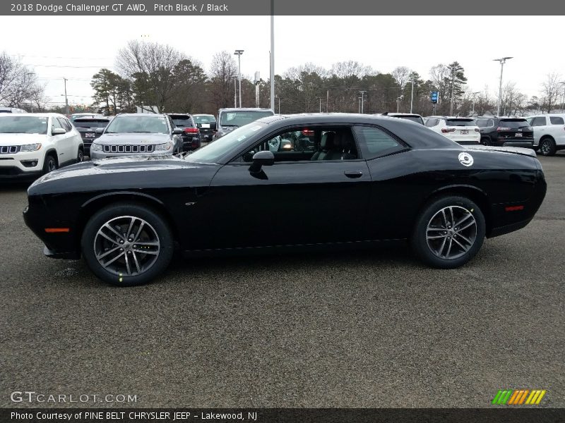 Pitch Black / Black 2018 Dodge Challenger GT AWD