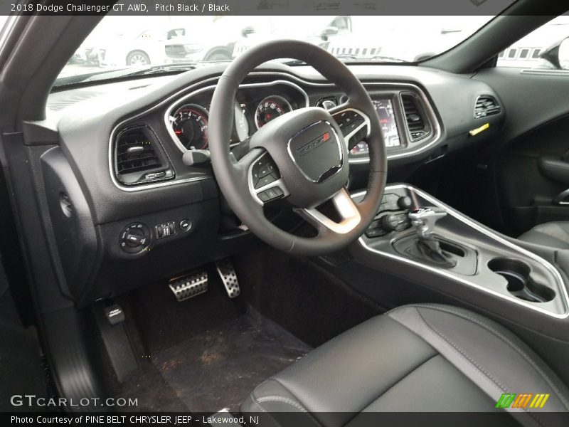 Pitch Black / Black 2018 Dodge Challenger GT AWD