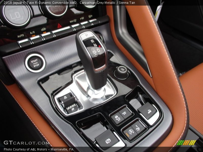  2018 F-Type R-Dynamic Convertible AWD 8 Speed Automatic Shifter