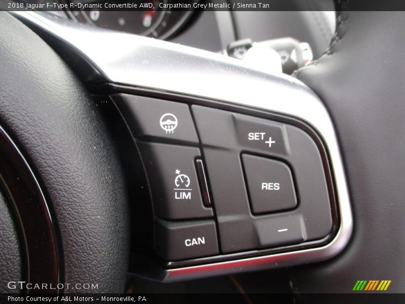 Controls of 2018 F-Type R-Dynamic Convertible AWD