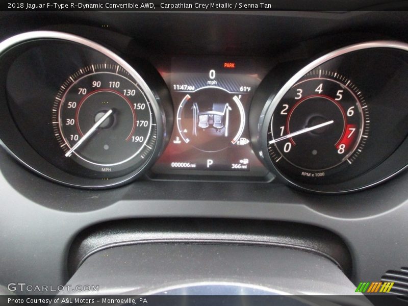  2018 F-Type R-Dynamic Convertible AWD R-Dynamic Convertible AWD Gauges