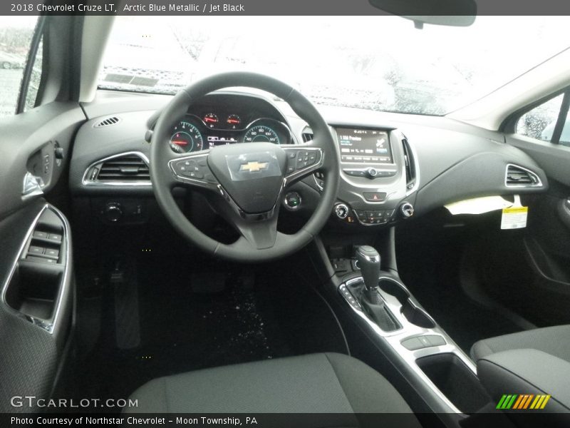 Arctic Blue Metallic / Jet Black 2018 Chevrolet Cruze LT