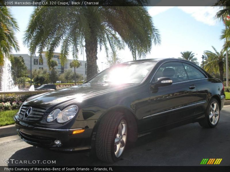 Black / Charcoal 2005 Mercedes-Benz CLK 320 Coupe