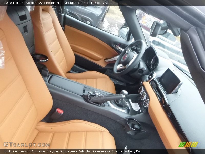 Puro Bianco Perla Tri-Coat / Saddle 2018 Fiat 124 Spider Lusso Roadster