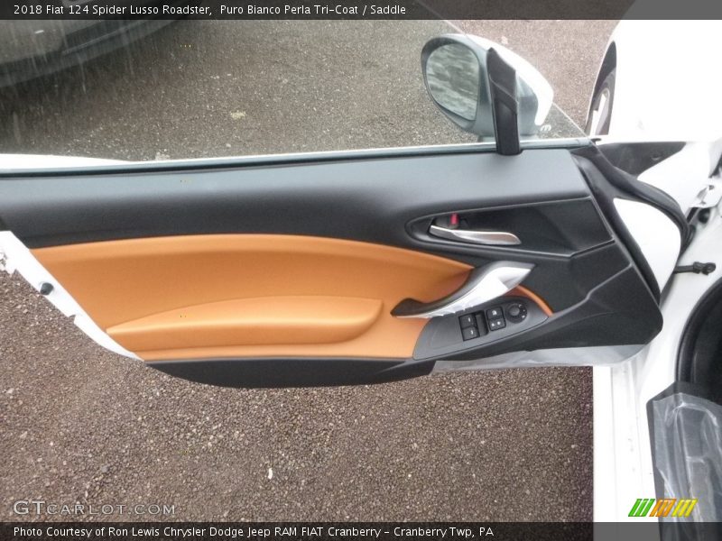 Puro Bianco Perla Tri-Coat / Saddle 2018 Fiat 124 Spider Lusso Roadster