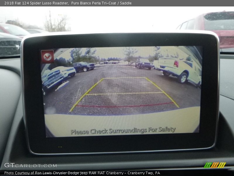 Puro Bianco Perla Tri-Coat / Saddle 2018 Fiat 124 Spider Lusso Roadster