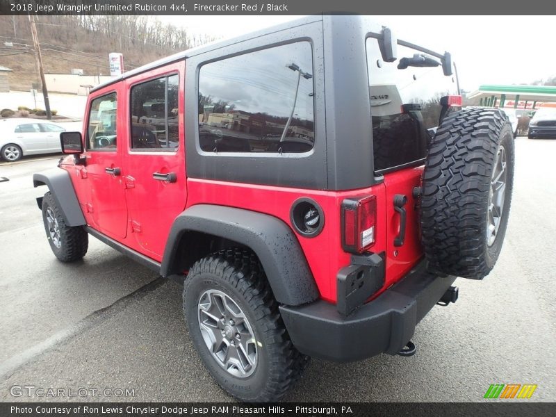 Firecracker Red / Black 2018 Jeep Wrangler Unlimited Rubicon 4x4