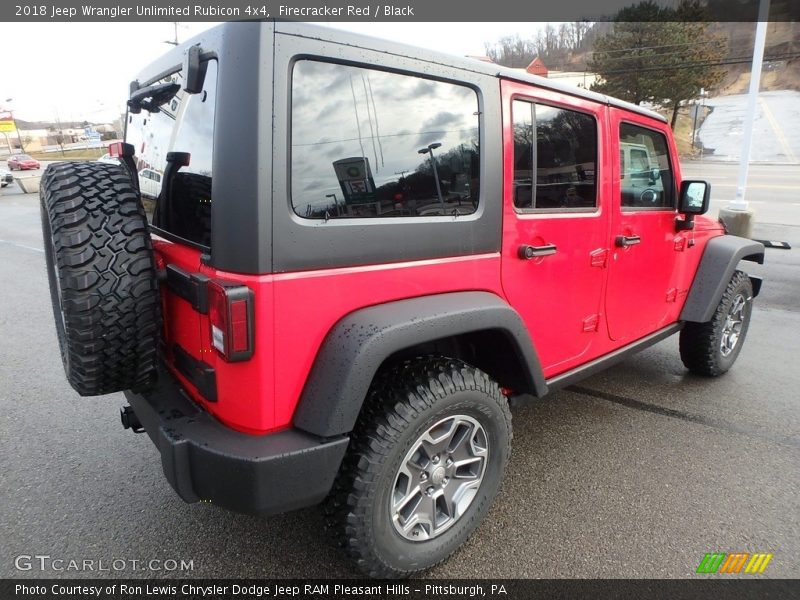 Firecracker Red / Black 2018 Jeep Wrangler Unlimited Rubicon 4x4