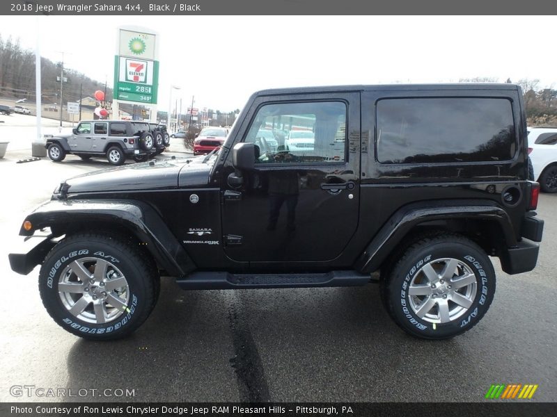 Black / Black 2018 Jeep Wrangler Sahara 4x4