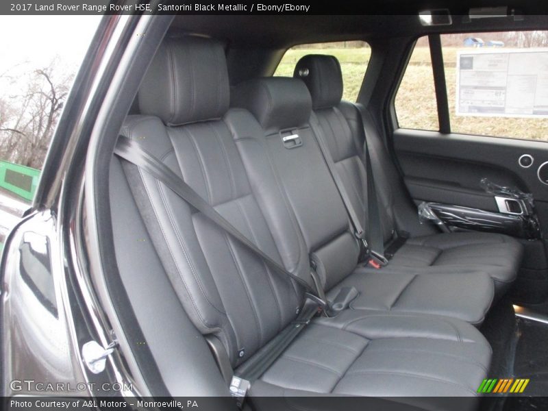 Santorini Black Metallic / Ebony/Ebony 2017 Land Rover Range Rover HSE