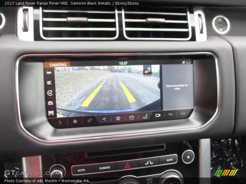Santorini Black Metallic / Ebony/Ebony 2017 Land Rover Range Rover HSE