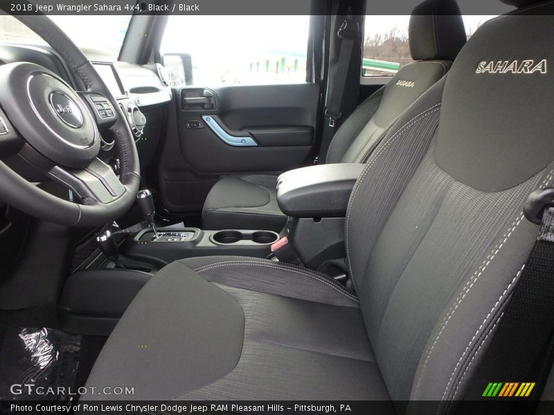 Front Seat of 2018 Wrangler Sahara 4x4