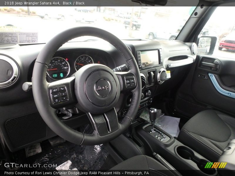 Black / Black 2018 Jeep Wrangler Sahara 4x4