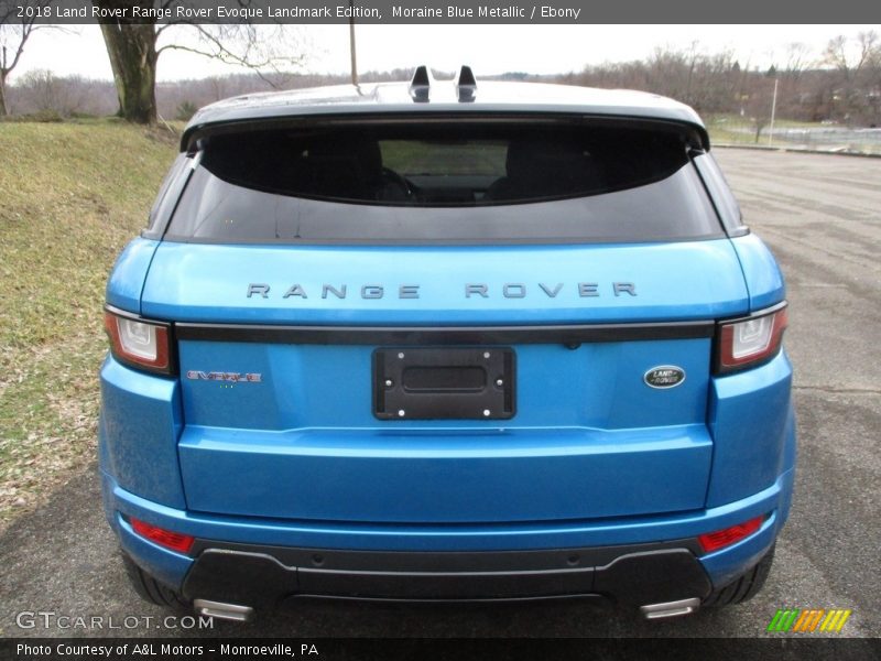 Moraine Blue Metallic / Ebony 2018 Land Rover Range Rover Evoque Landmark Edition