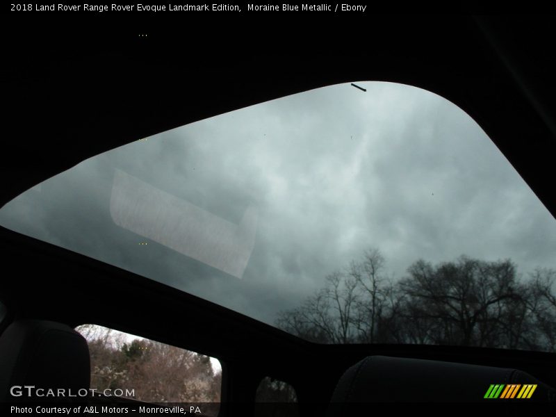 Moraine Blue Metallic / Ebony 2018 Land Rover Range Rover Evoque Landmark Edition