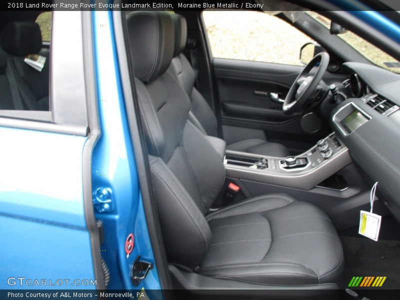 Moraine Blue Metallic / Ebony 2018 Land Rover Range Rover Evoque Landmark Edition
