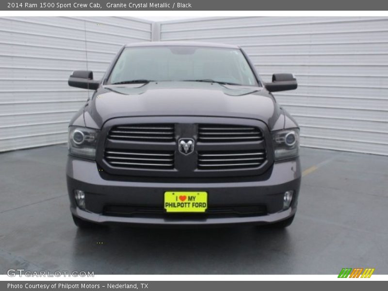 Granite Crystal Metallic / Black 2014 Ram 1500 Sport Crew Cab