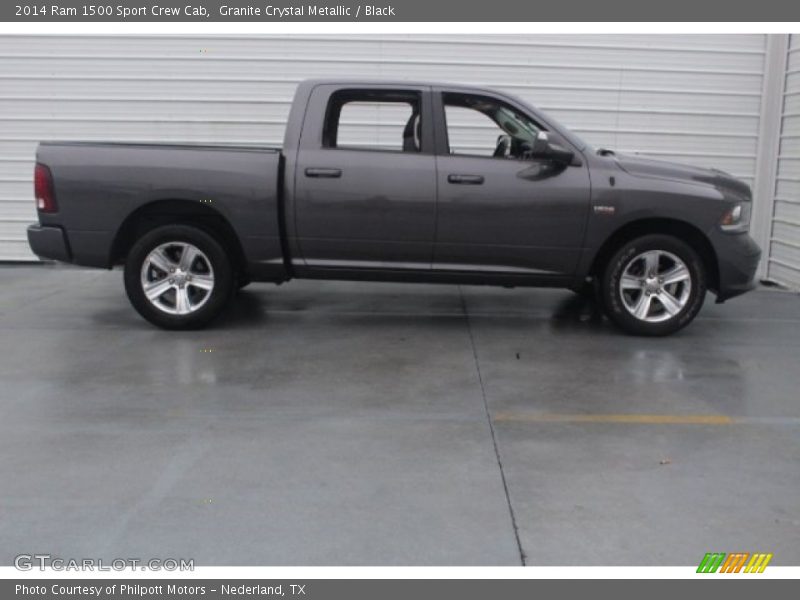 Granite Crystal Metallic / Black 2014 Ram 1500 Sport Crew Cab