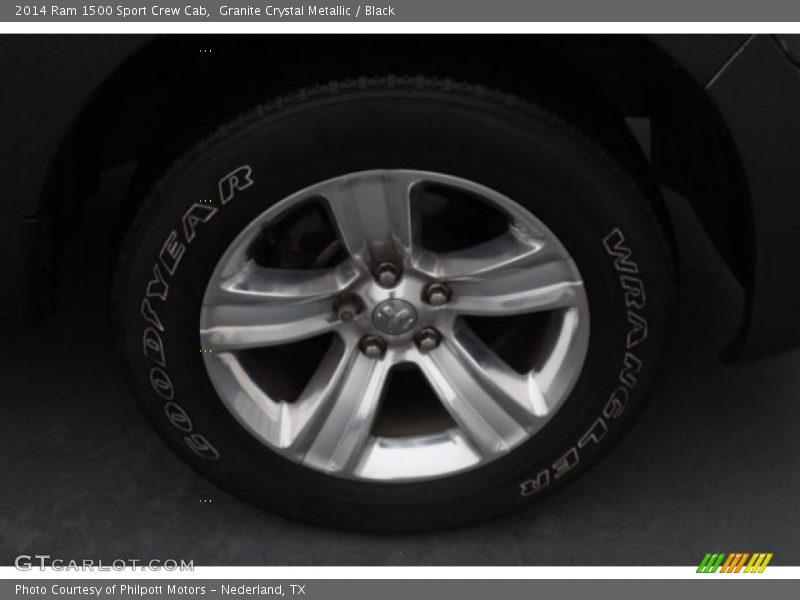 Granite Crystal Metallic / Black 2014 Ram 1500 Sport Crew Cab