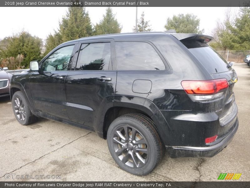 Diamond Black Crystal Pearl / Black 2018 Jeep Grand Cherokee Overland 4x4