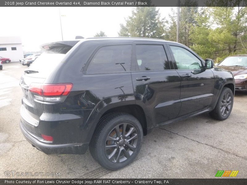 Diamond Black Crystal Pearl / Black 2018 Jeep Grand Cherokee Overland 4x4