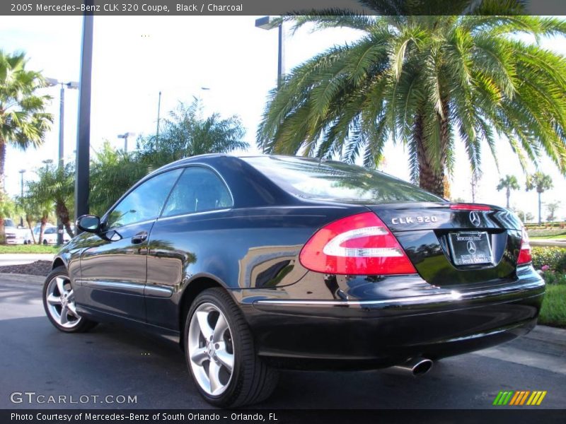 Black / Charcoal 2005 Mercedes-Benz CLK 320 Coupe