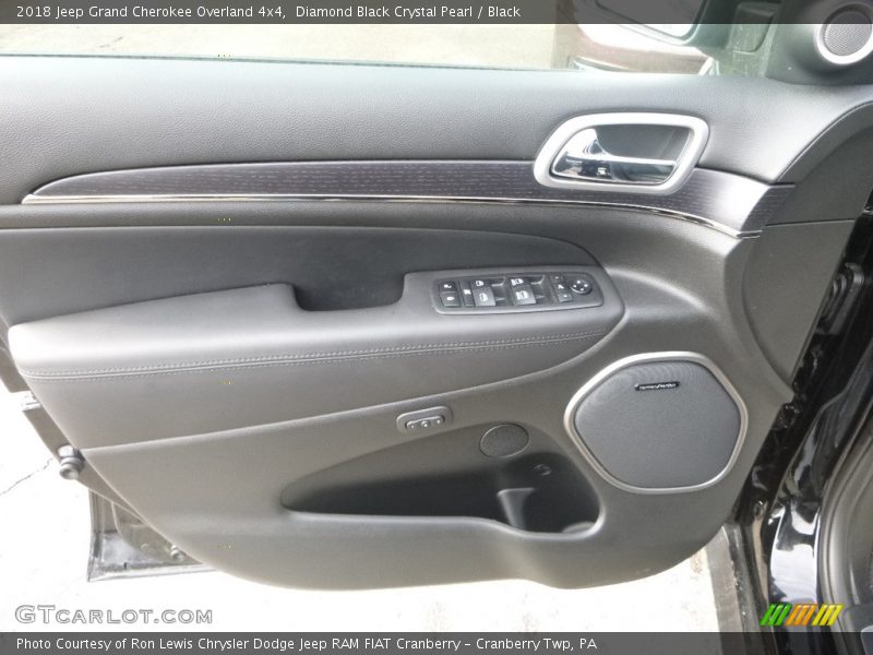 Diamond Black Crystal Pearl / Black 2018 Jeep Grand Cherokee Overland 4x4