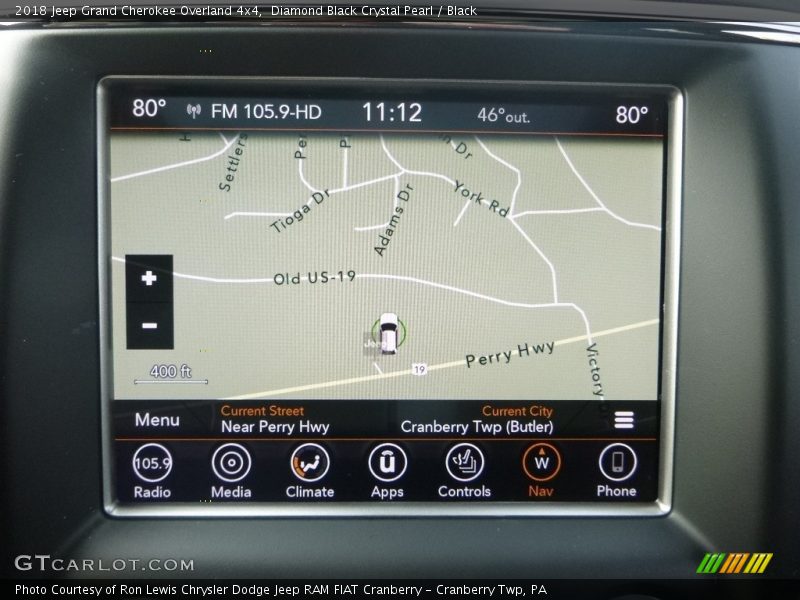 Diamond Black Crystal Pearl / Black 2018 Jeep Grand Cherokee Overland 4x4