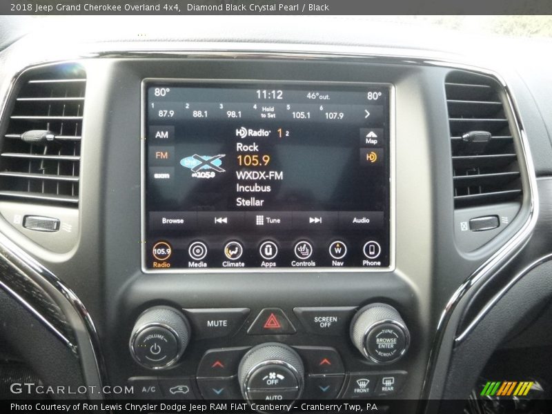 Diamond Black Crystal Pearl / Black 2018 Jeep Grand Cherokee Overland 4x4