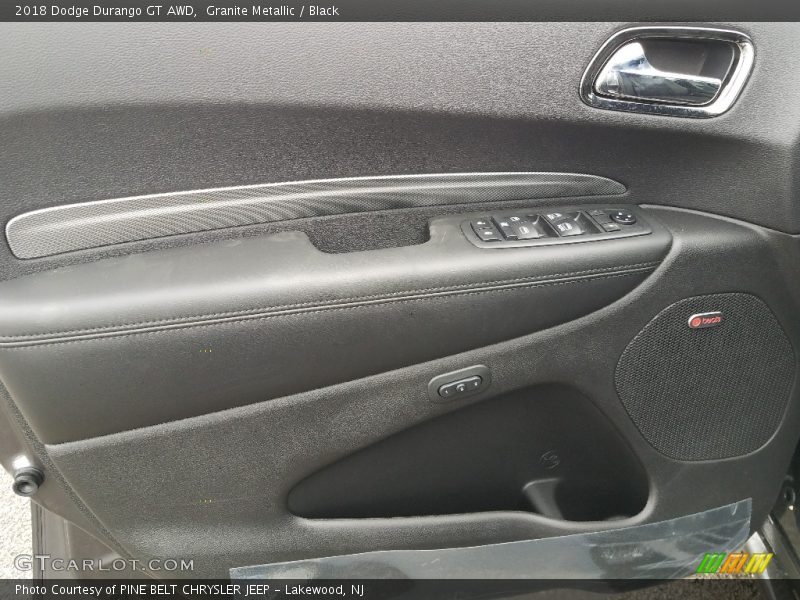Granite Metallic / Black 2018 Dodge Durango GT AWD