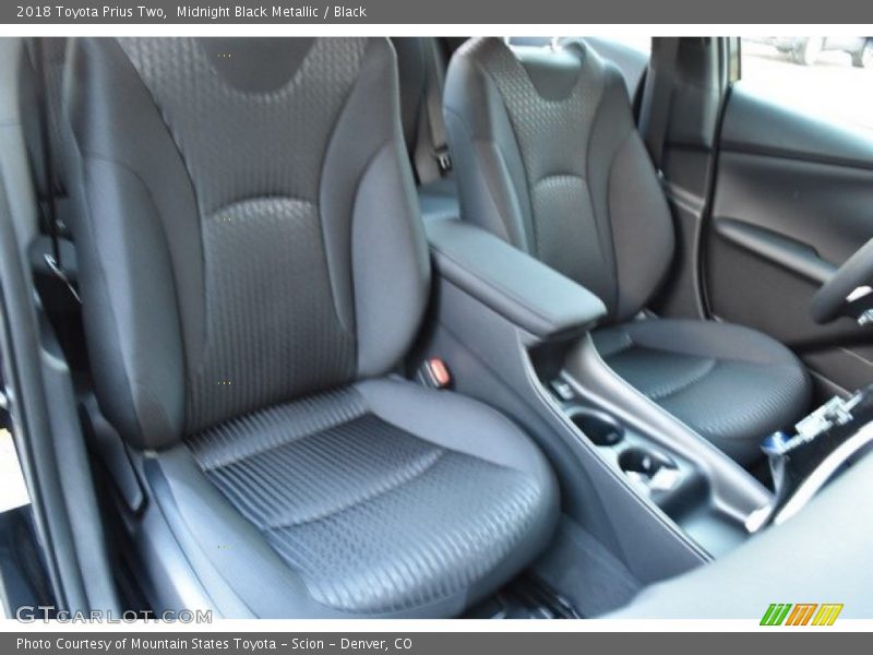 Midnight Black Metallic / Black 2018 Toyota Prius Two