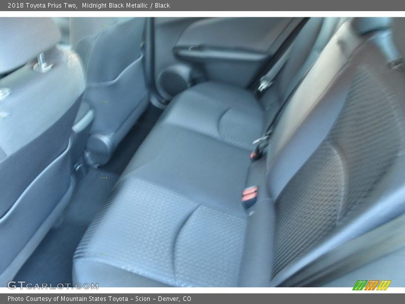 Midnight Black Metallic / Black 2018 Toyota Prius Two