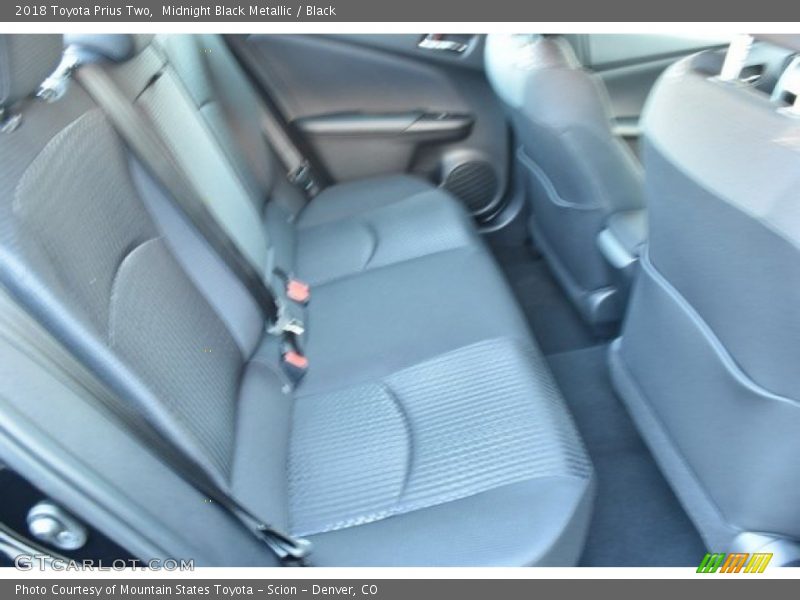 Midnight Black Metallic / Black 2018 Toyota Prius Two