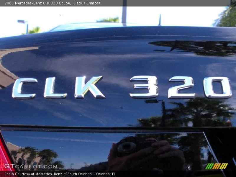 Black / Charcoal 2005 Mercedes-Benz CLK 320 Coupe