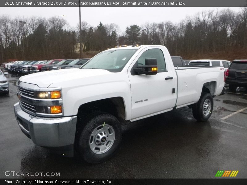 Summit White / Dark Ash/Jet Black 2018 Chevrolet Silverado 2500HD Work Truck Regular Cab 4x4