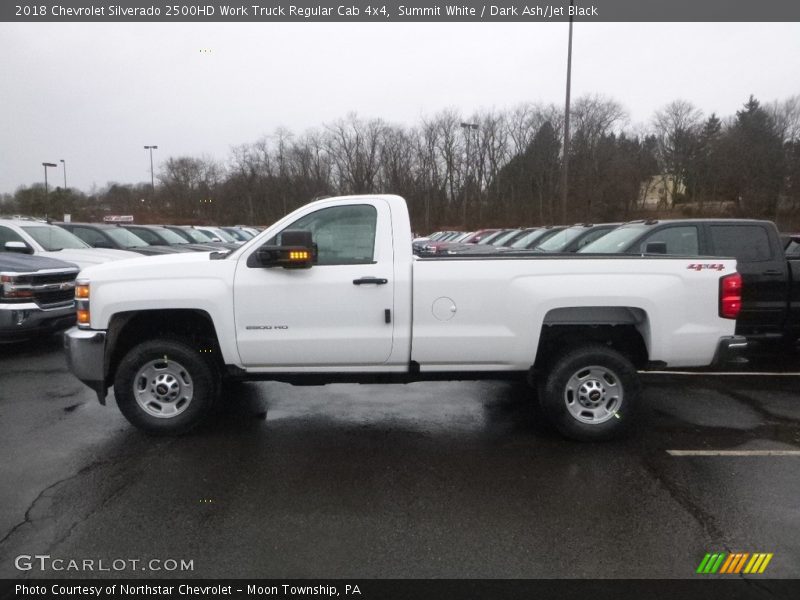 Summit White / Dark Ash/Jet Black 2018 Chevrolet Silverado 2500HD Work Truck Regular Cab 4x4