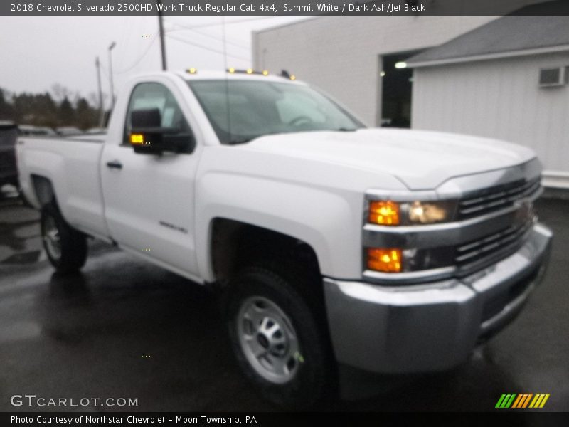 Summit White / Dark Ash/Jet Black 2018 Chevrolet Silverado 2500HD Work Truck Regular Cab 4x4