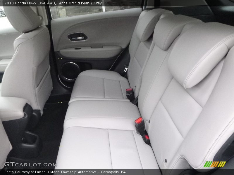 White Orchid Pearl / Gray 2018 Honda HR-V EX-L AWD